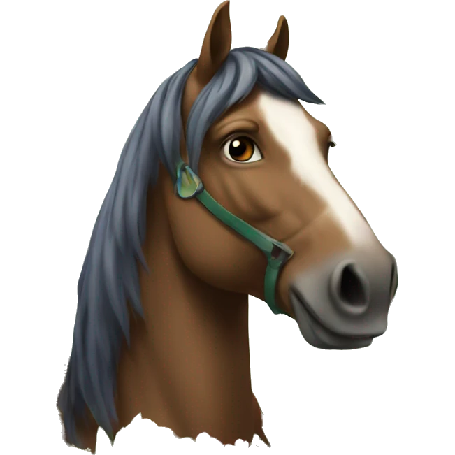 Caballo con flores  emoji