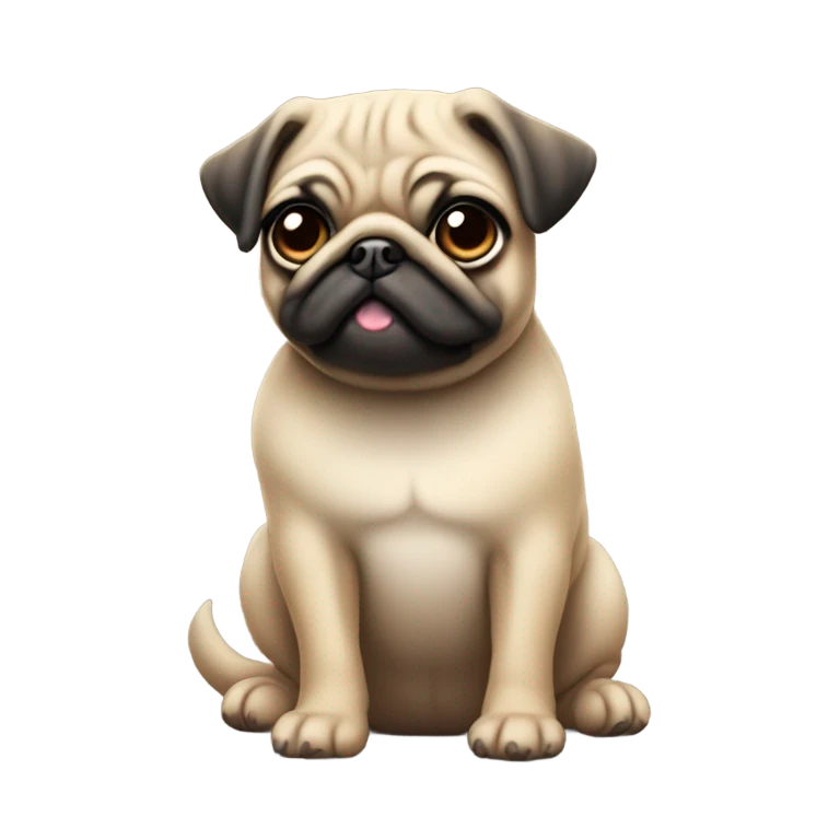 Pug emoji