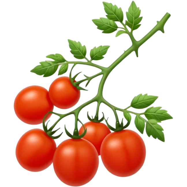 cherry tomatoes on a branch emoji