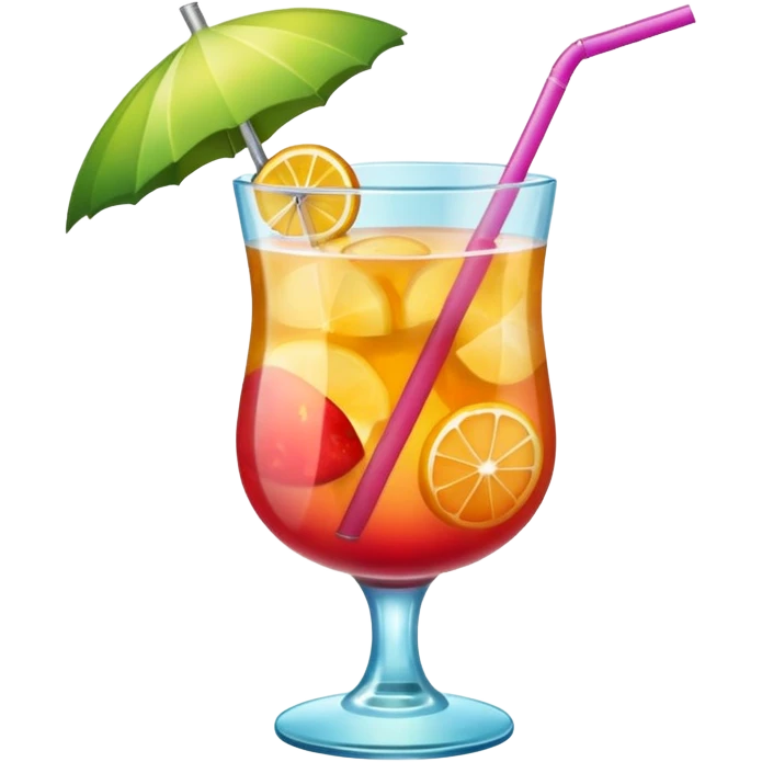 minimalistic beach cocktail emoji emoji