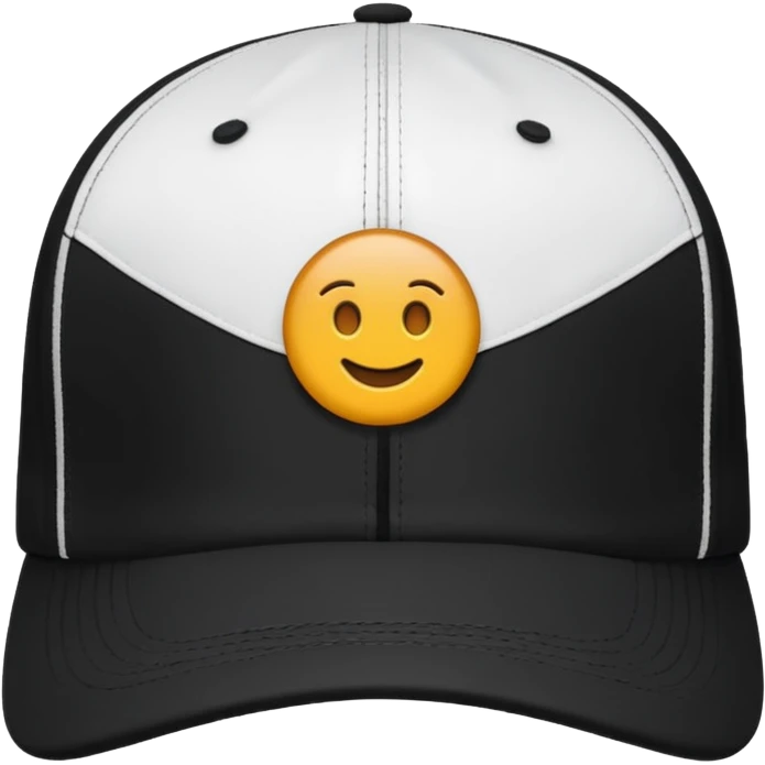  une casquette avec un logo businness emoji