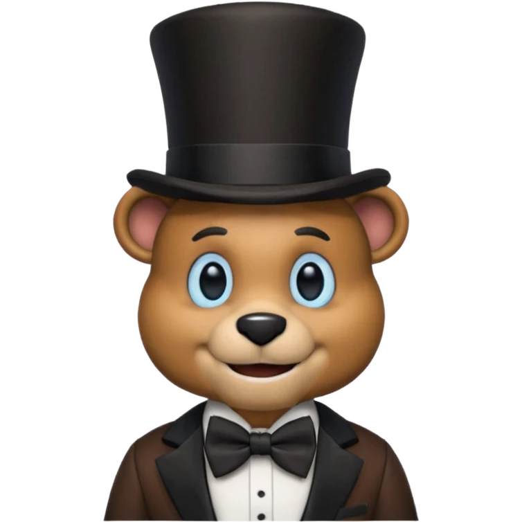 Make Freddy from fnaf emoji
