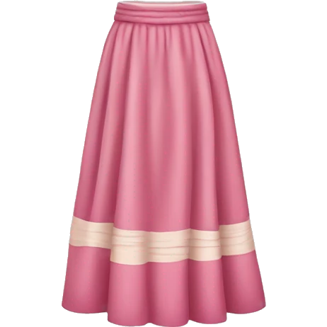 Long skirt ios style emoji