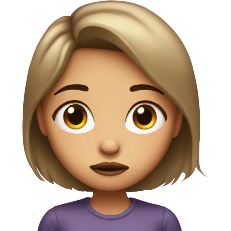 pouting girl  emoji