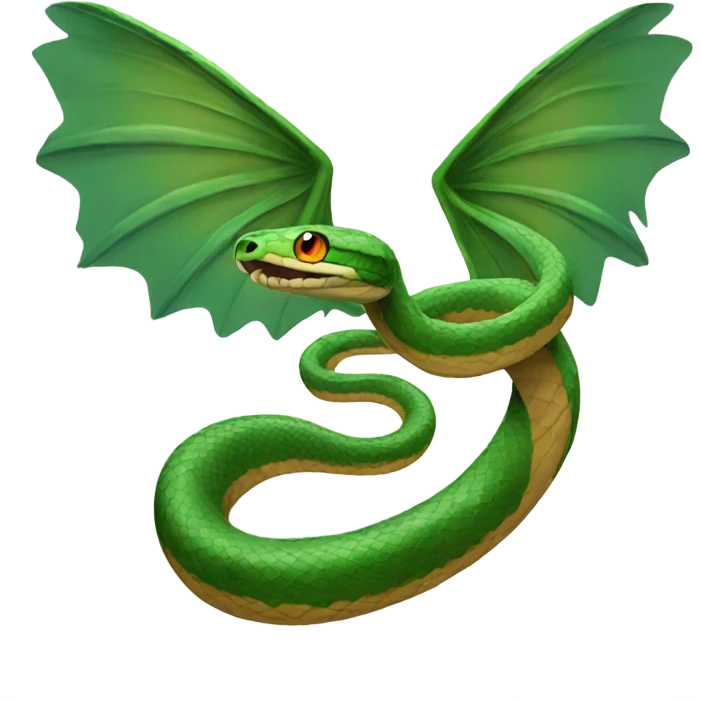 Snake with wings emoji