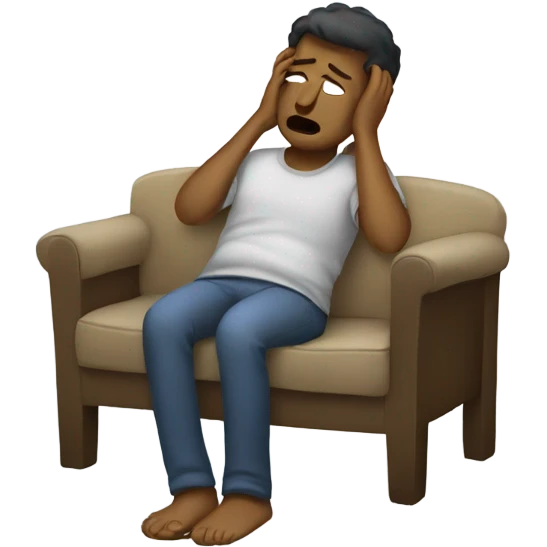 Tired to stand  emoji