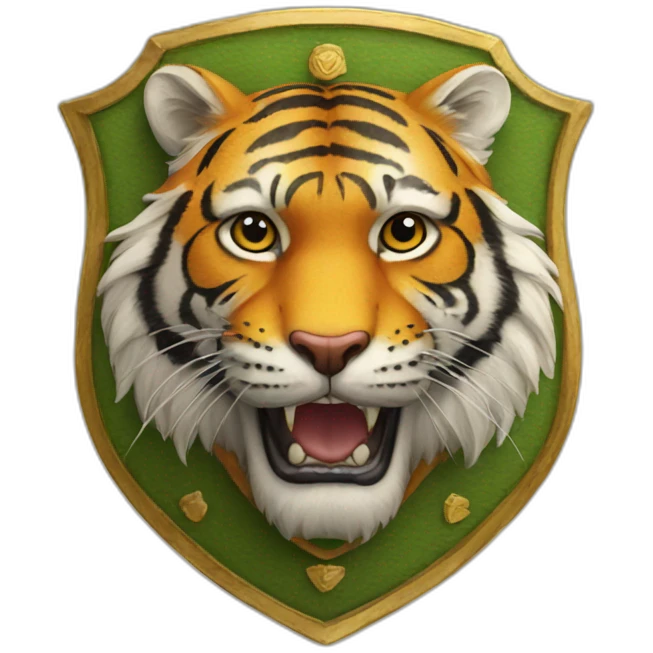 Tiger coat of arms emoji