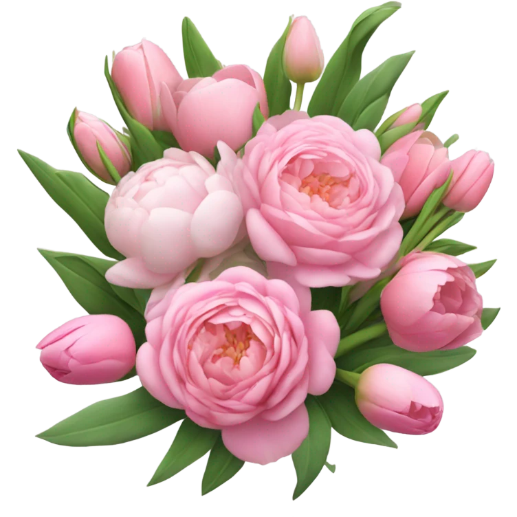Pink flower bouquet  emoji