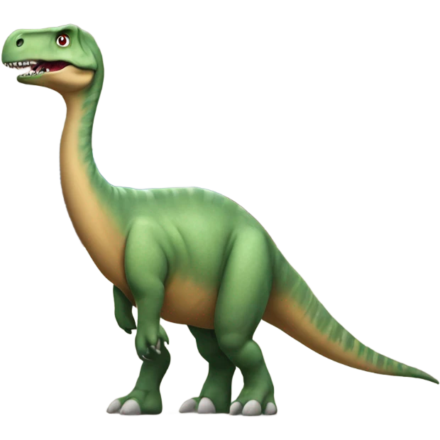 Long Neck Dinosaur with mountains on back emoji