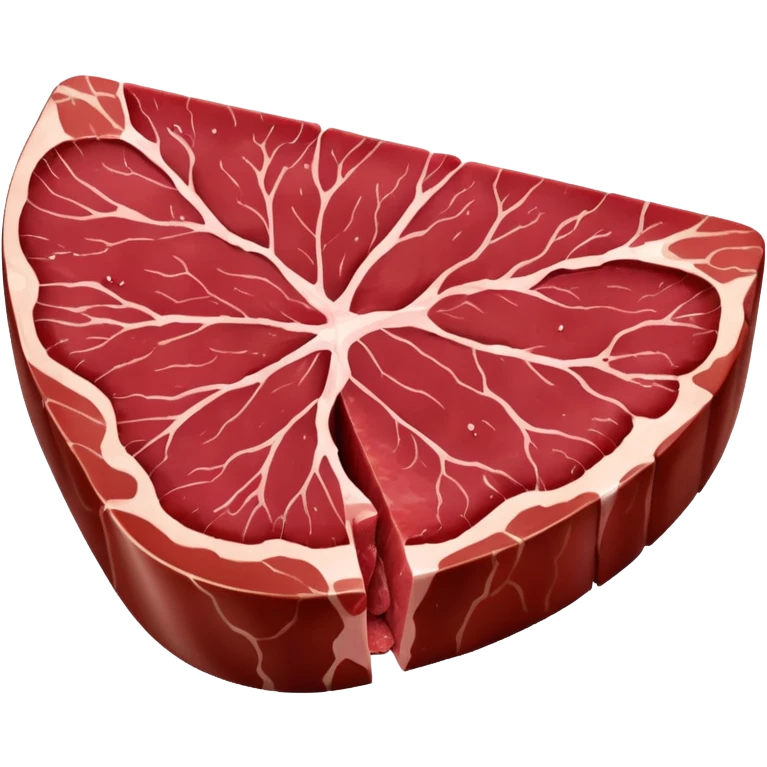 slice of raw beef liver, no text emoji