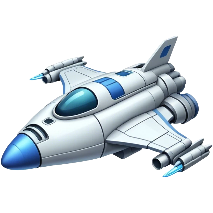 a spaceship  emoji