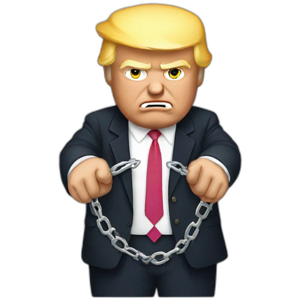 trump-in-handcuffs emoji