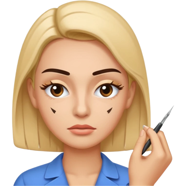 tweezers eyebrows emoji