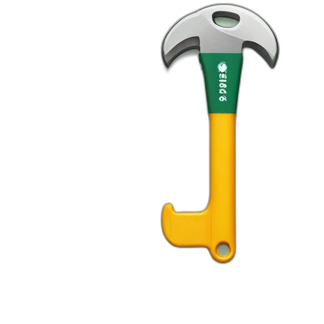 A Starbucks branded pipe wrench emoji