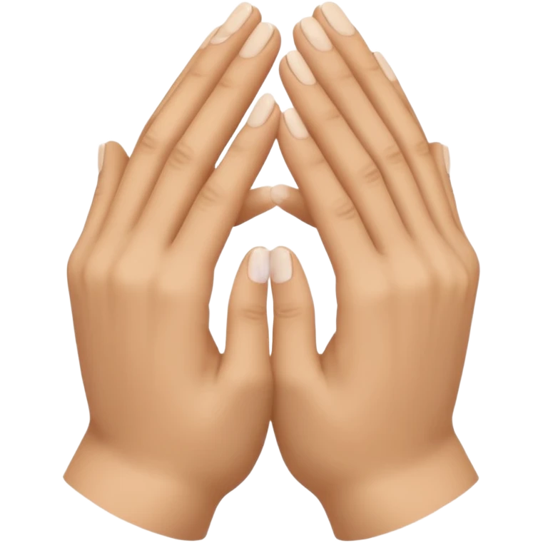 deux mains qui ce croise emoji