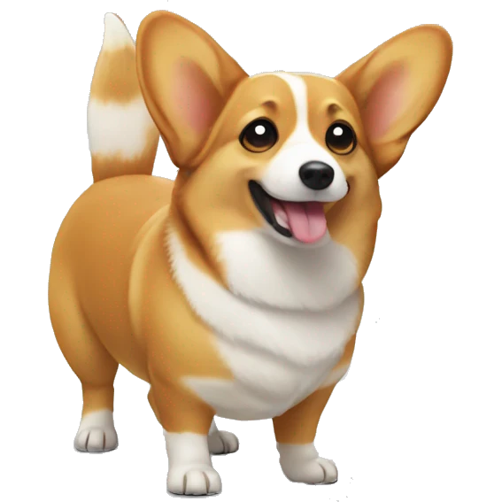 Corgi butt emoji