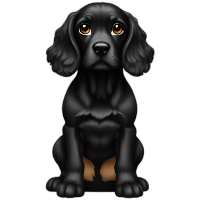 cocker-black emoji