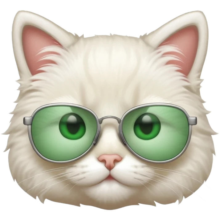 Cute Cat with sunglasses emoji