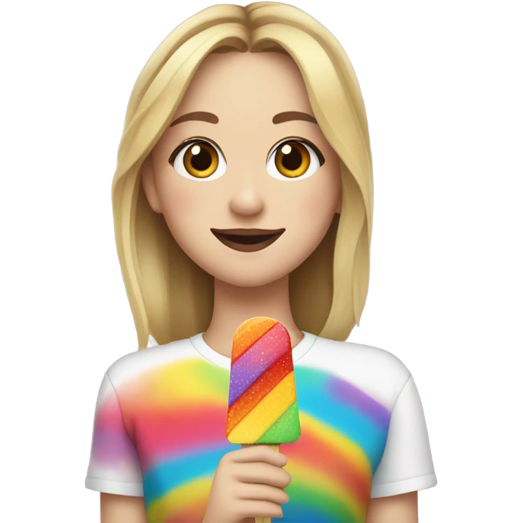 Sydney Sweeney with popsicle emoji