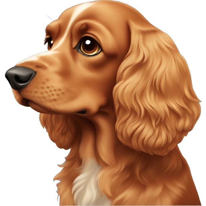 ginger cocker spaniel emoji