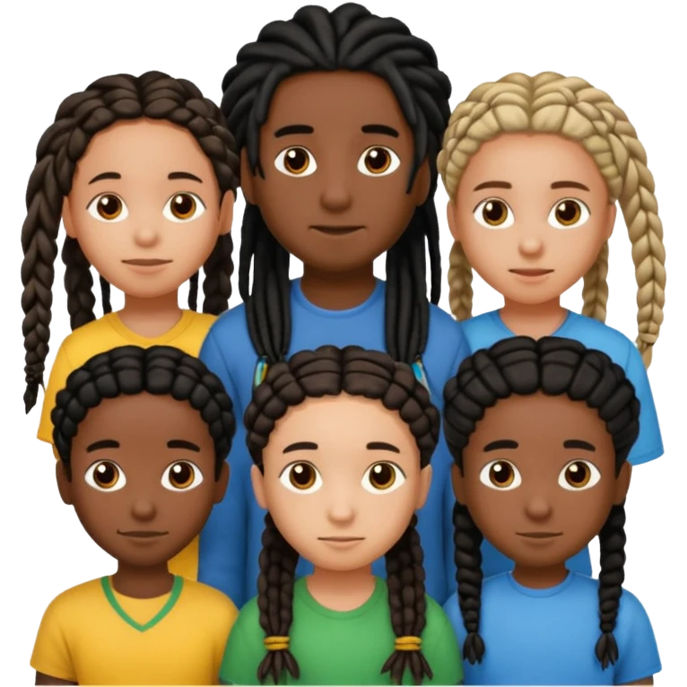 5 black siblings 2 that’s a boy and 3 that’s a girl. Both of the boys has dreads one of the boys is 6. One girl is 6 the other girls has braids and one is 18 and the other one is 23. The other boy is 22 But they all are dark skinned they have black hair emoji