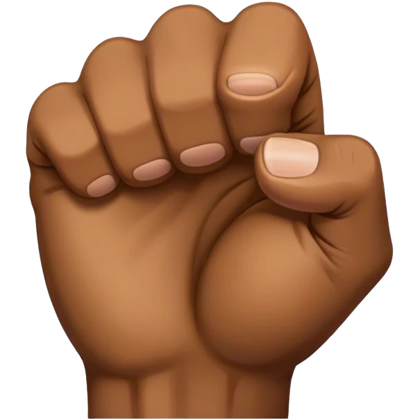 Left front facing fist emoji