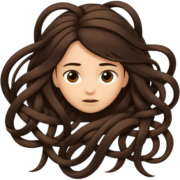 hair falling out emoji