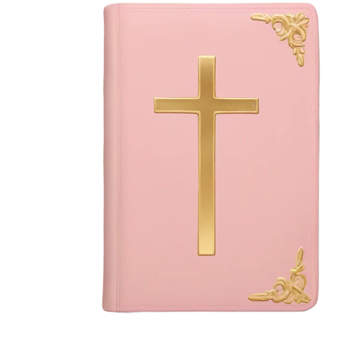 Pastel pink Bible  emoji