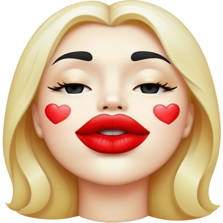 kiss print emoji