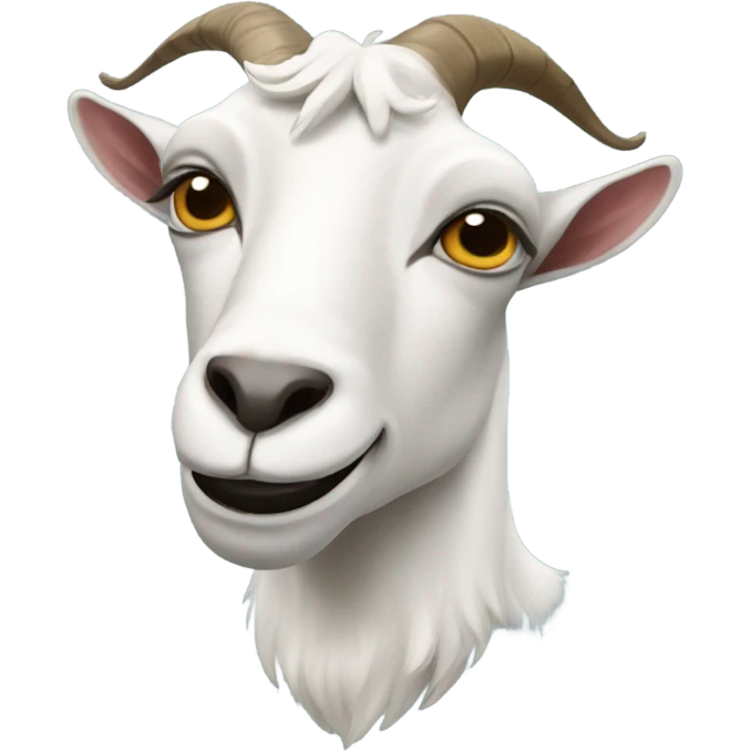 Goat with a kaiser moustache  emoji