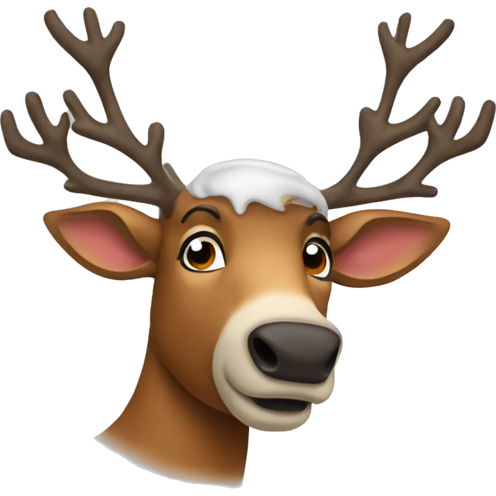 Santa’s reindeer emoji