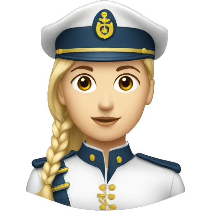A Female swedish sea cadet  emoji