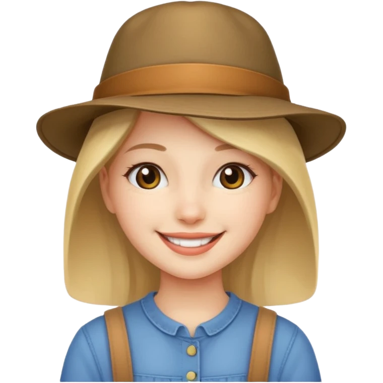girl hat emoji
