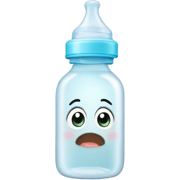 Empty baby bottle emoji