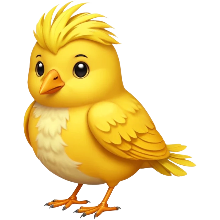 yellow bird emoji