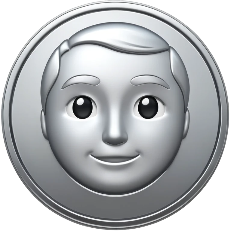 silver coin emoji