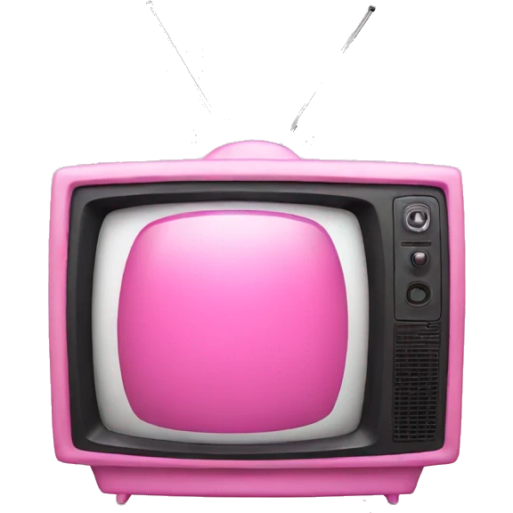 Pink tv emoji