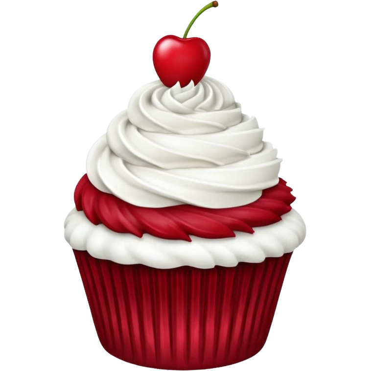 Red velvet cupcake  emoji
