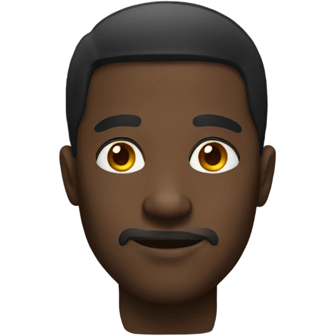 Black man emoji