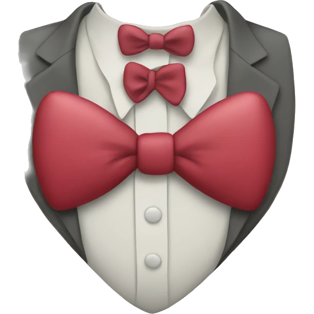 a heart with a bow tie emoji