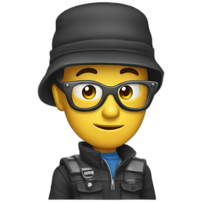 hacker Schtroumpfs emoji
