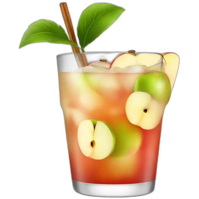apple cocktail emoji