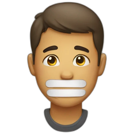 An emoji of a person covering their mouth emoji