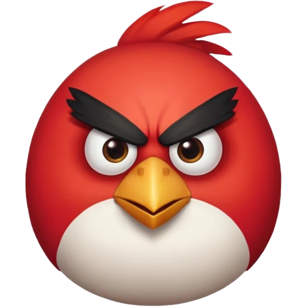 Angry bird emoji