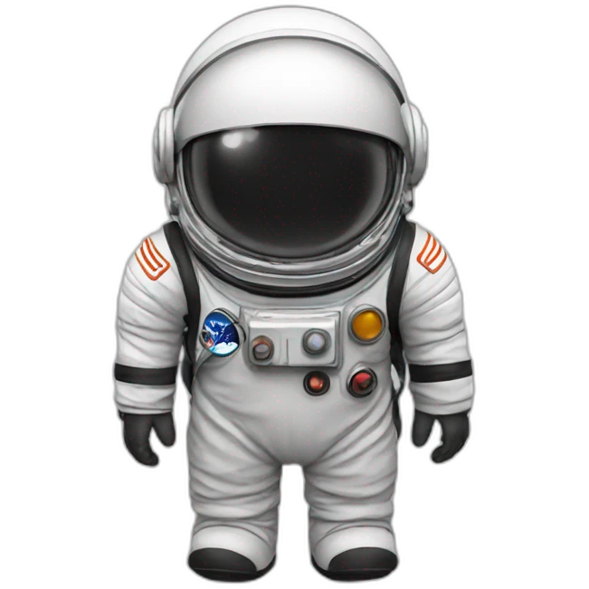 astronaut black emoji