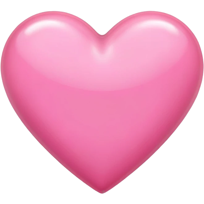 Mini pink heart emoji