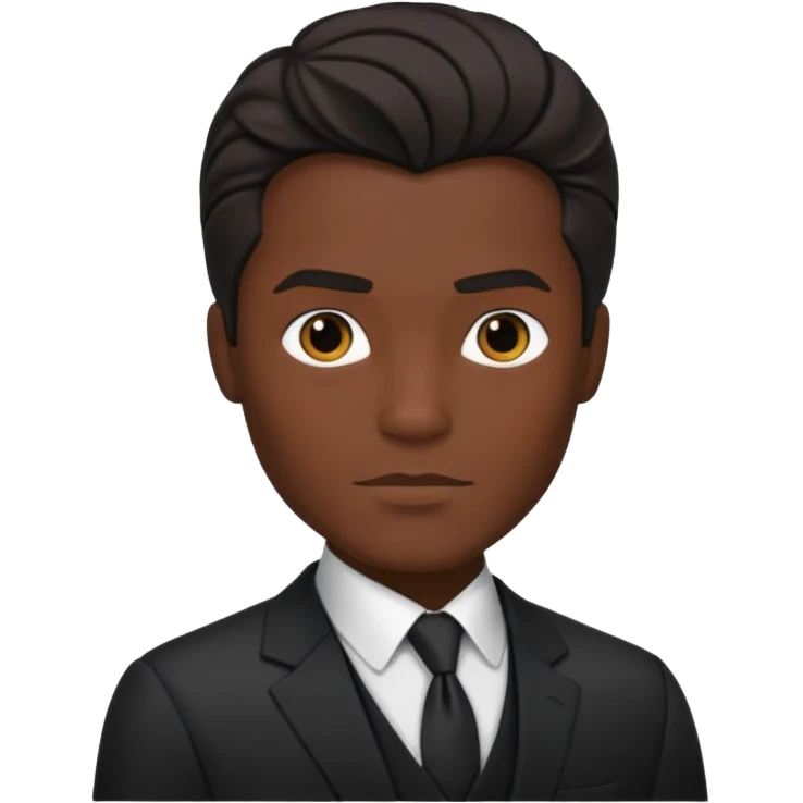bruce wayne in black suit emoji