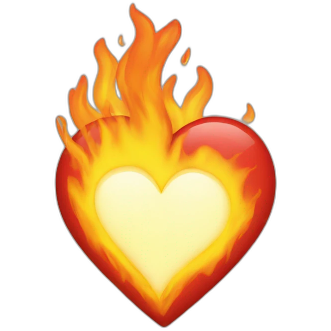 heart fire emoji