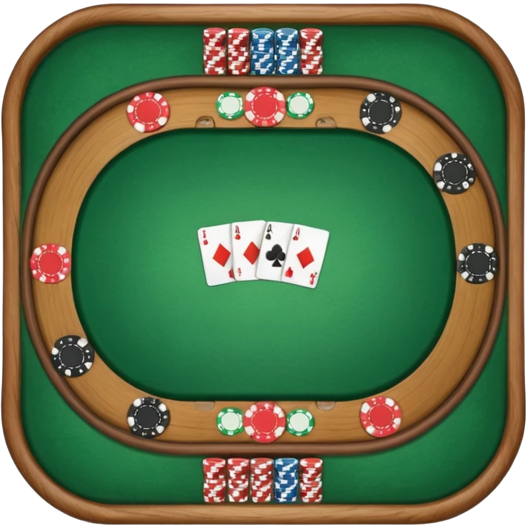 Poker Table: Standard Green Oval Table



 emoji