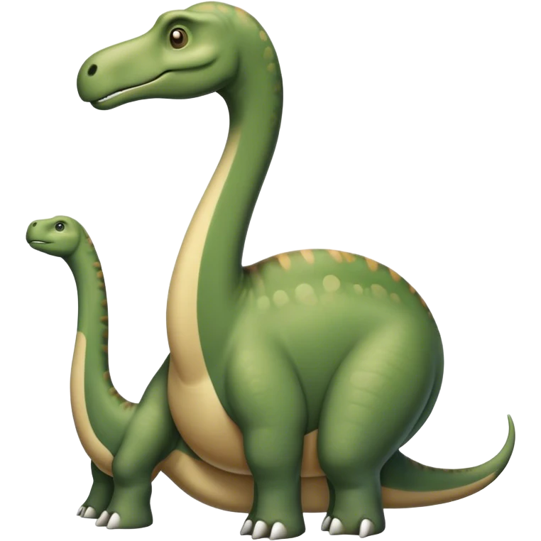 Beautiful and Majestic Brachiosaurus Portrait Emoji, Head and body resting in serene repose with a gentle, confident expression, showcasing its monumental, elongated neck and a small, refined head with tranquil eyes, Simplified yet exquisitely endearing features, highly detailed, glowing with a soft, drowsy golden light, high shine, relaxed and utterly majestic, stylized with an air of timeless prehistoric splendor, soft glowing outline, capturing the essence of a beautiful and majestic Brachiosaurus that feels destined to become the next viral icon of awe-inspiring ancient beauty! emoji